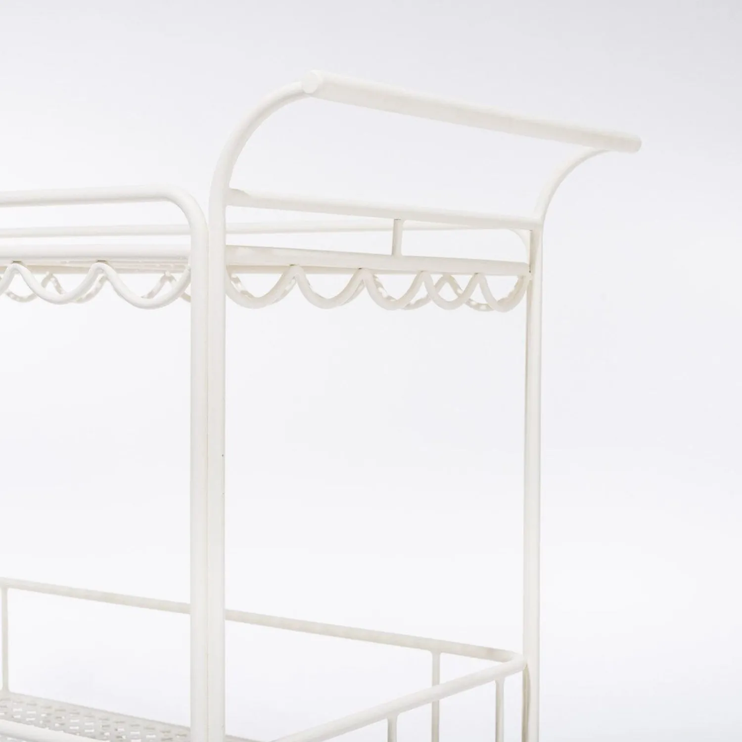The Al Fresco Bar Cart - Antique White^Business & Pleasure Co. Clearance