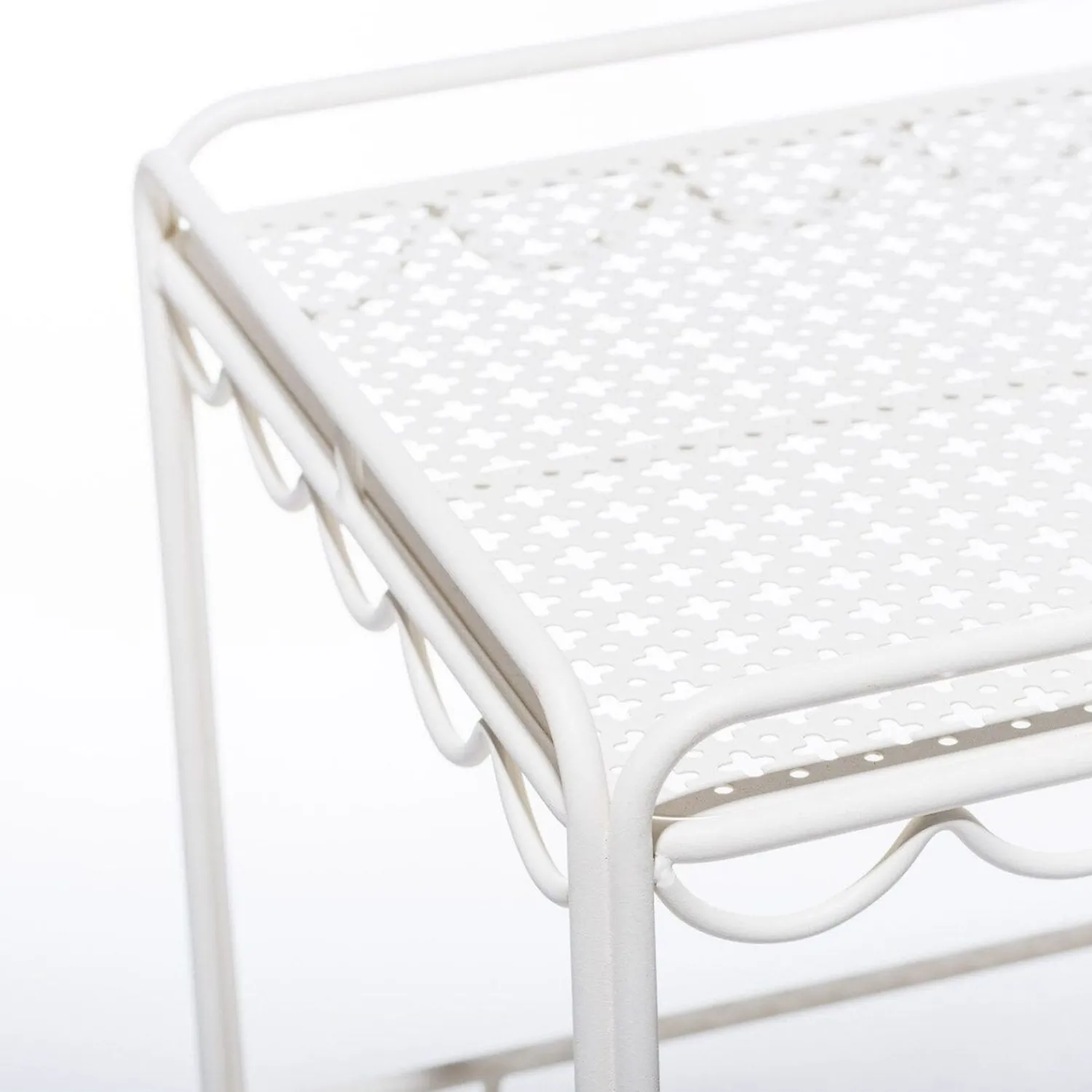 The Al Fresco Bar Cart - Antique White^Business & Pleasure Co. Clearance