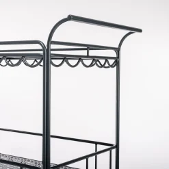 The Al Fresco Bar Cart - Vintage Black^Business & Pleasure Co. Fashion