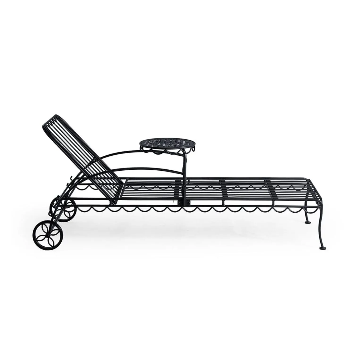 The Al Fresco Sun Lounger - Vintage Black^Business & Pleasure Co. Discount