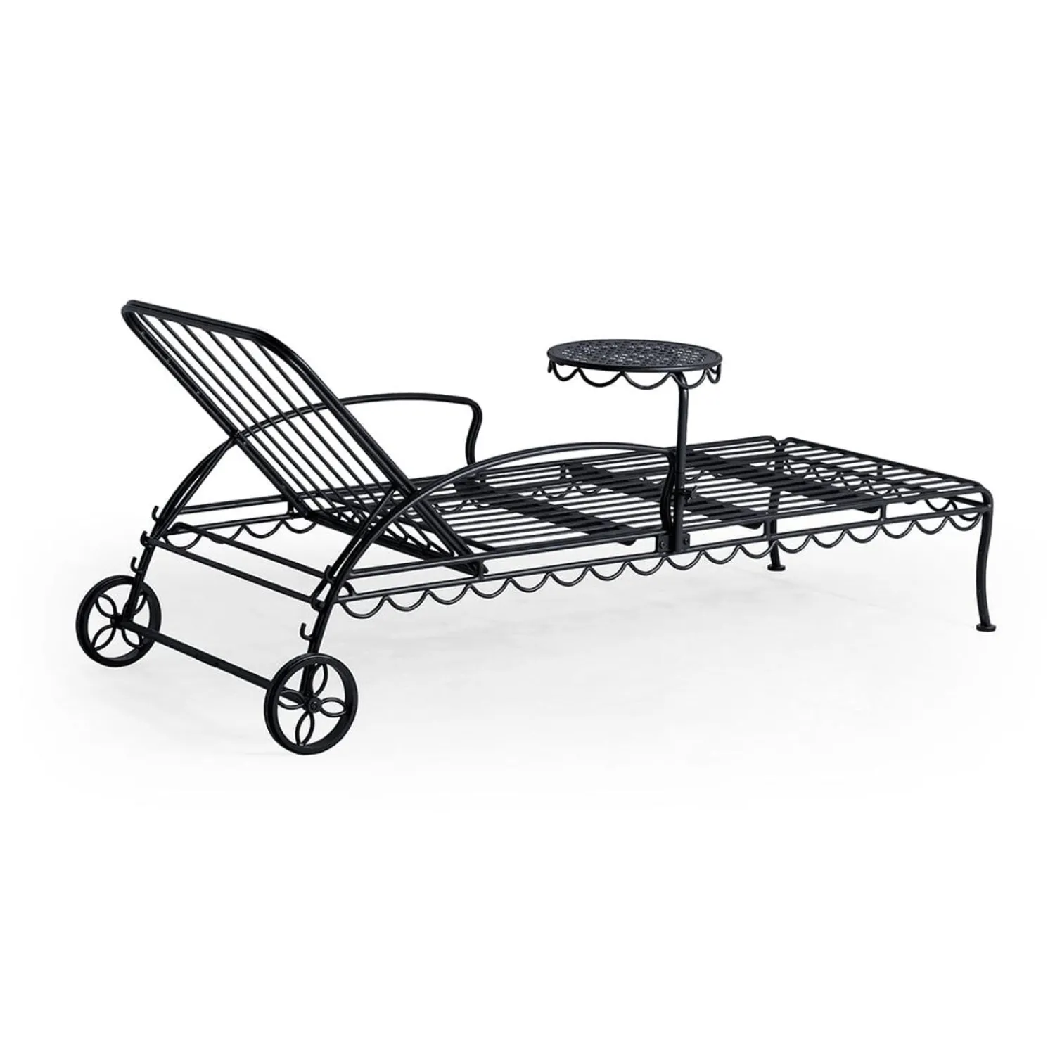 The Al Fresco Sun Lounger - Vintage Black^Business & Pleasure Co. Discount