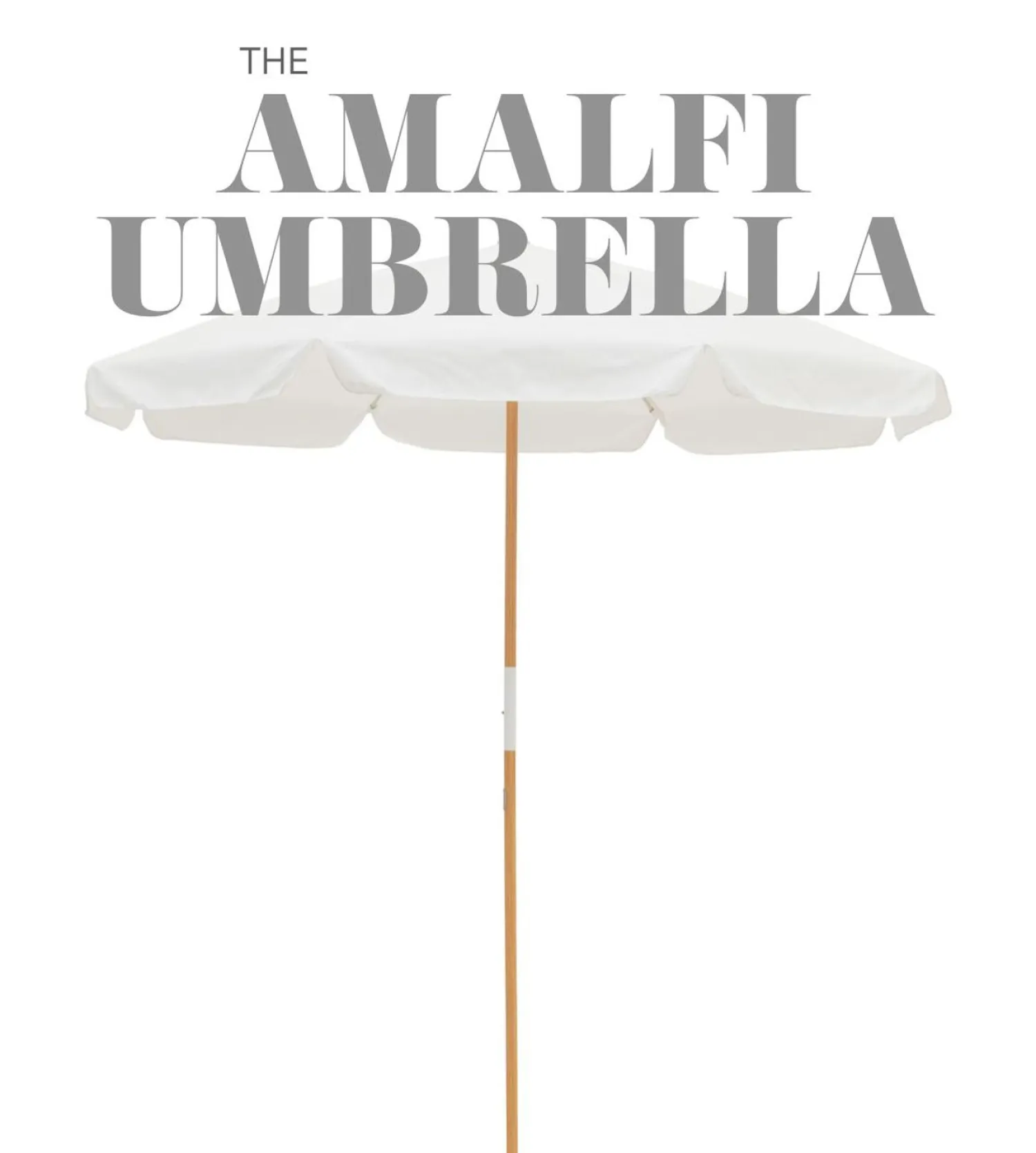 The Amalfi Umbrella - Antique White^Business & Pleasure Co. Discount