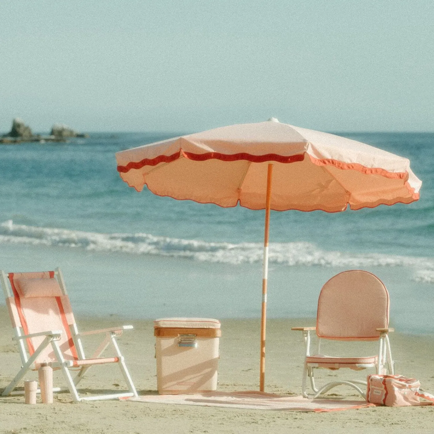 The Amalfi Umbrella - Rivie Pink^Business & Pleasure Co. Fashion