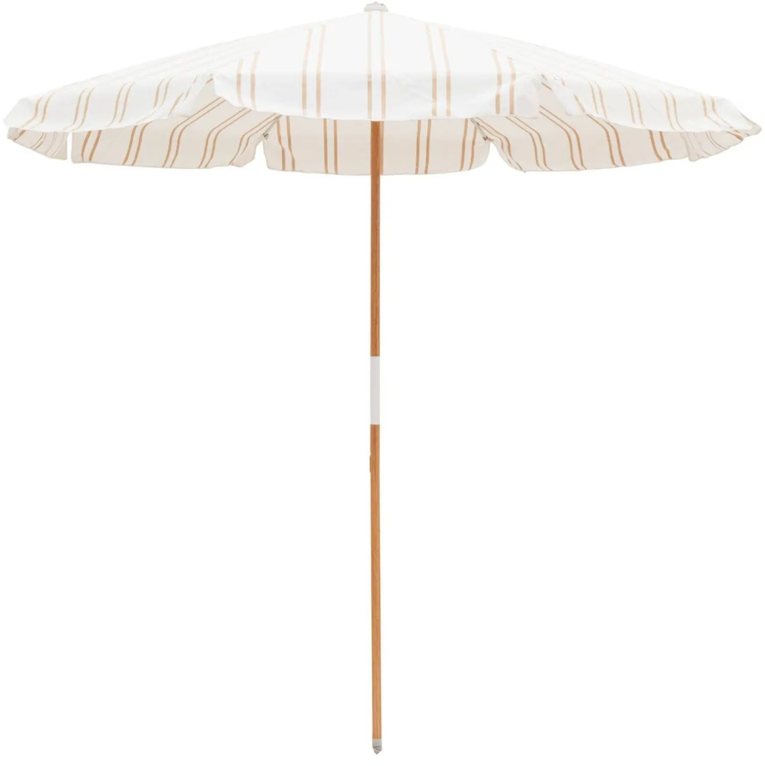 The Amalfi Umbrella - Sand Two Stripe^Business & Pleasure Co. New