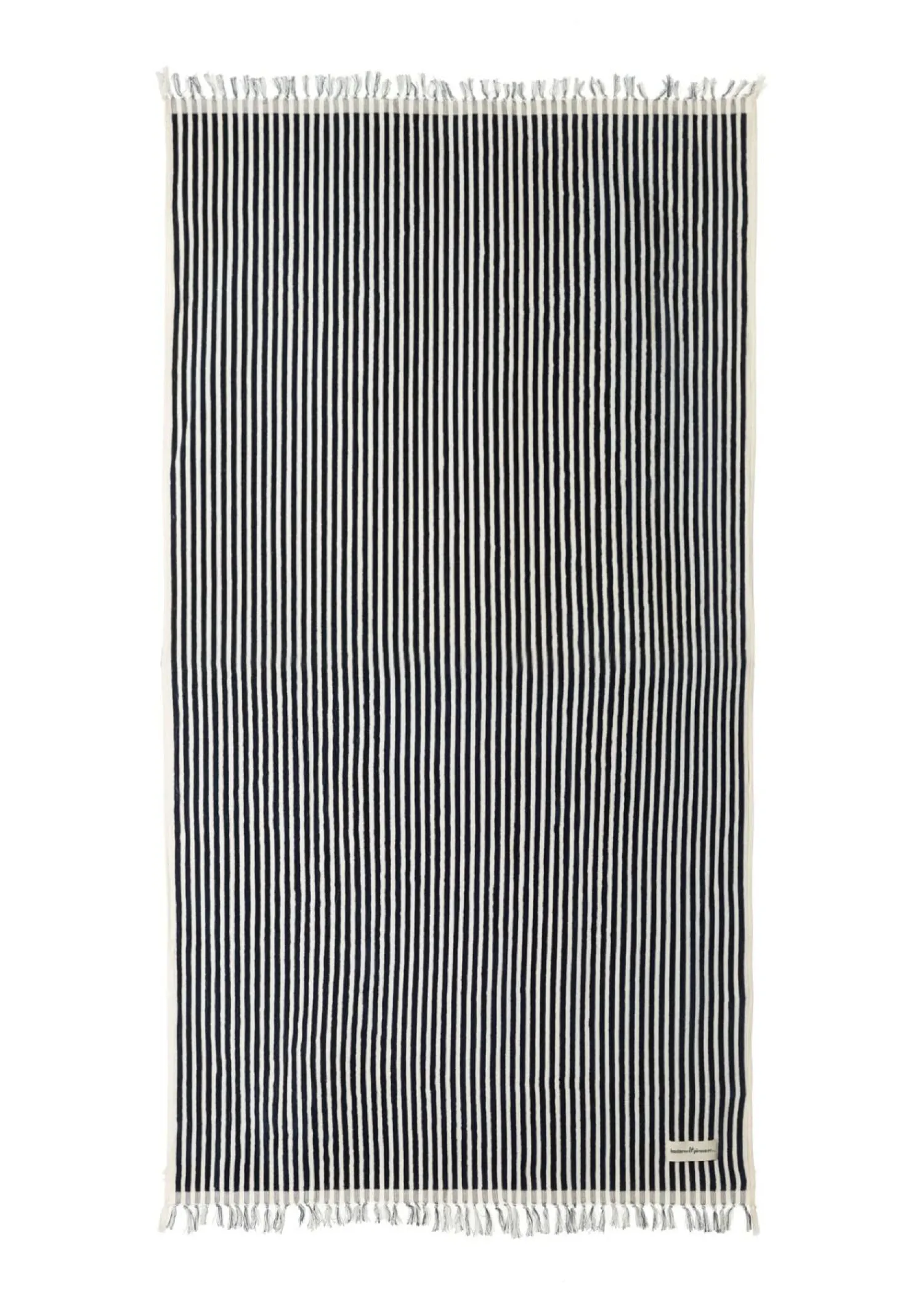 The Beach Towel - Lauren'S Navy Stripe^Business & Pleasure Co. Sale