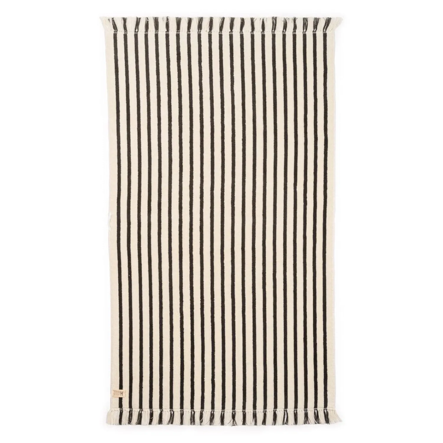 The Beach Towel - Monaco Black Stripe^Business & Pleasure Co. Outlet