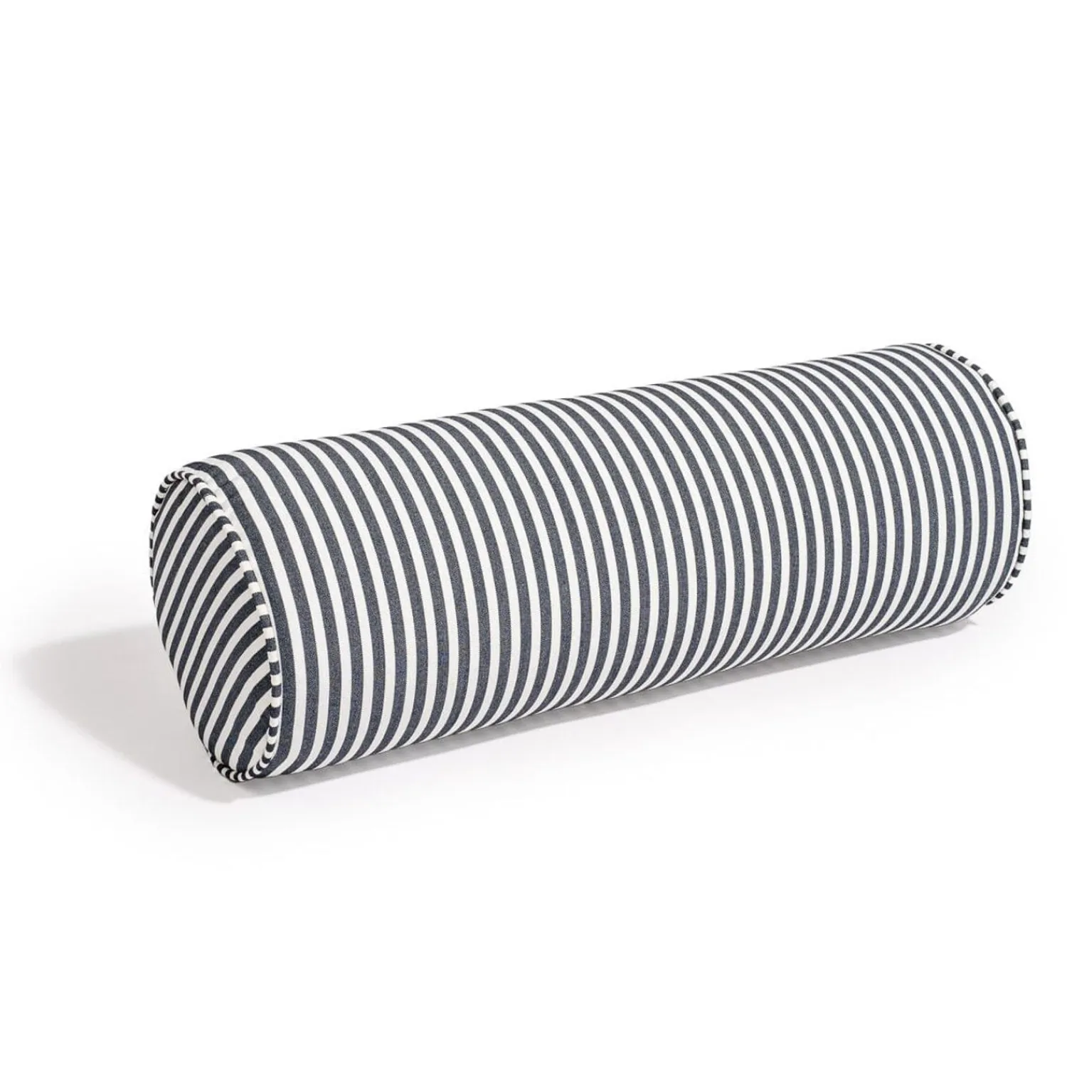 The Bolster Pillow - Laurens Navy Stripe^Business & Pleasure Co. Online
