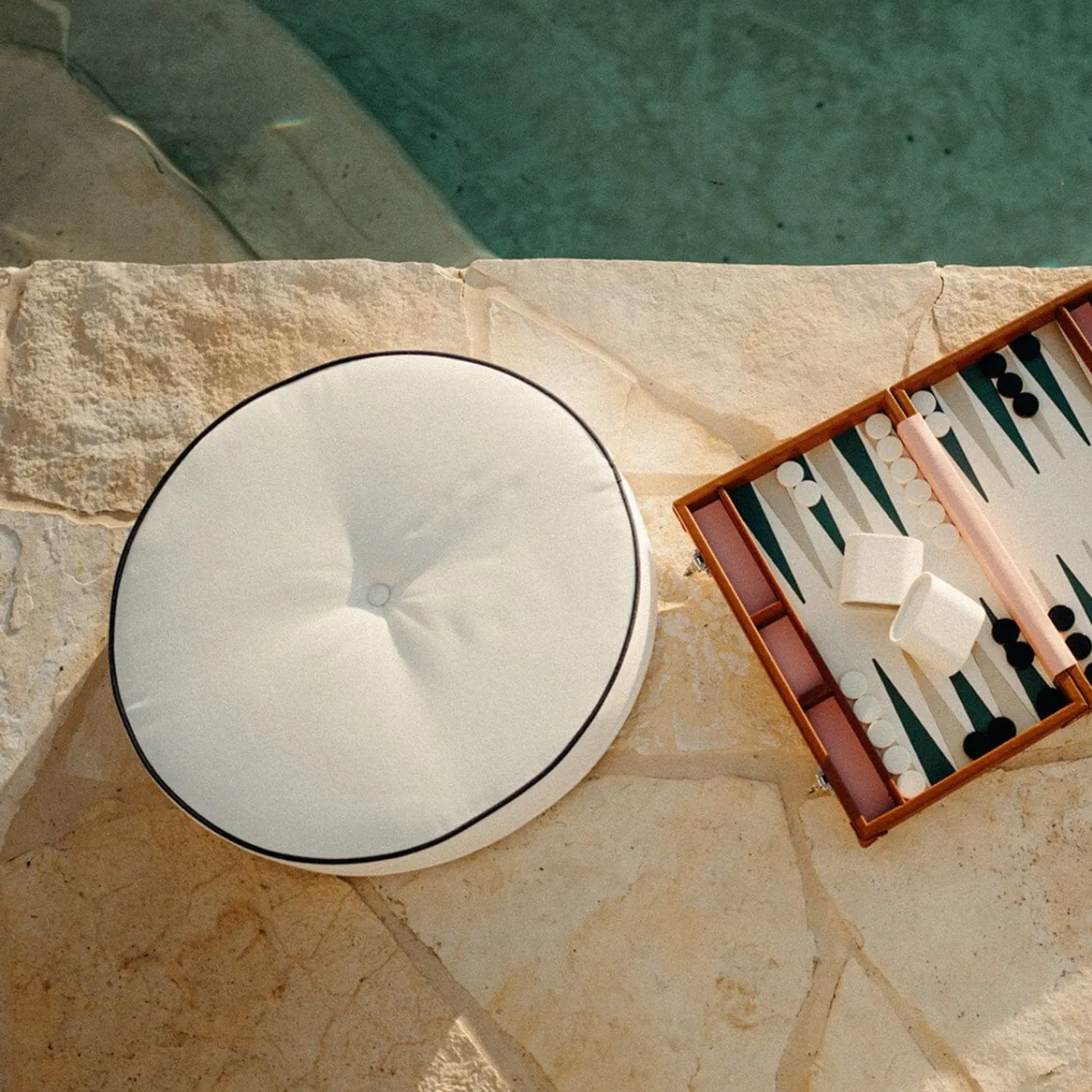 The Circular Pillow - Rivie White^Business & Pleasure Co. Best