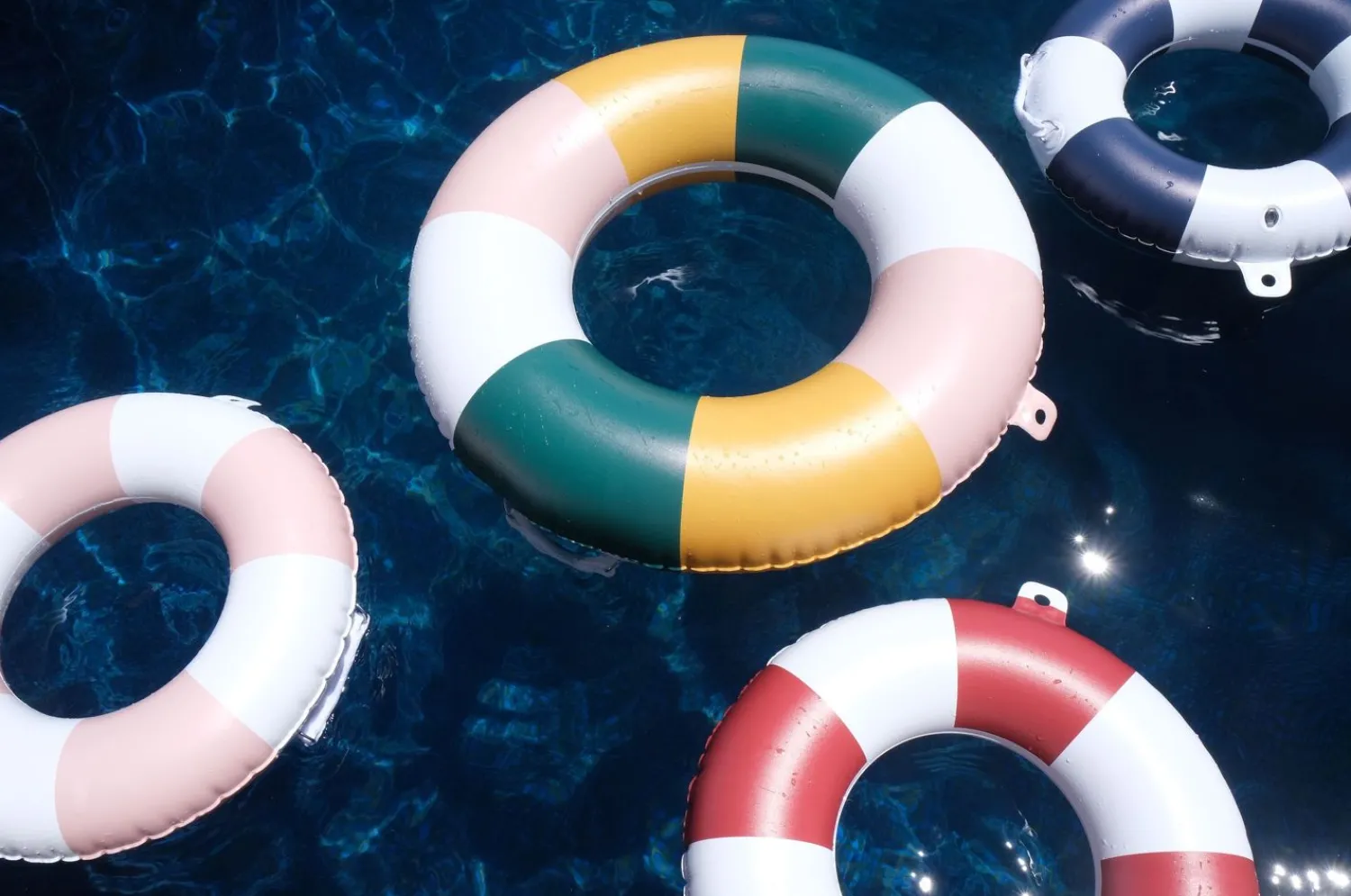 The Classic Pool Float - Small - Rivie White^Business & Pleasure Co. Sale