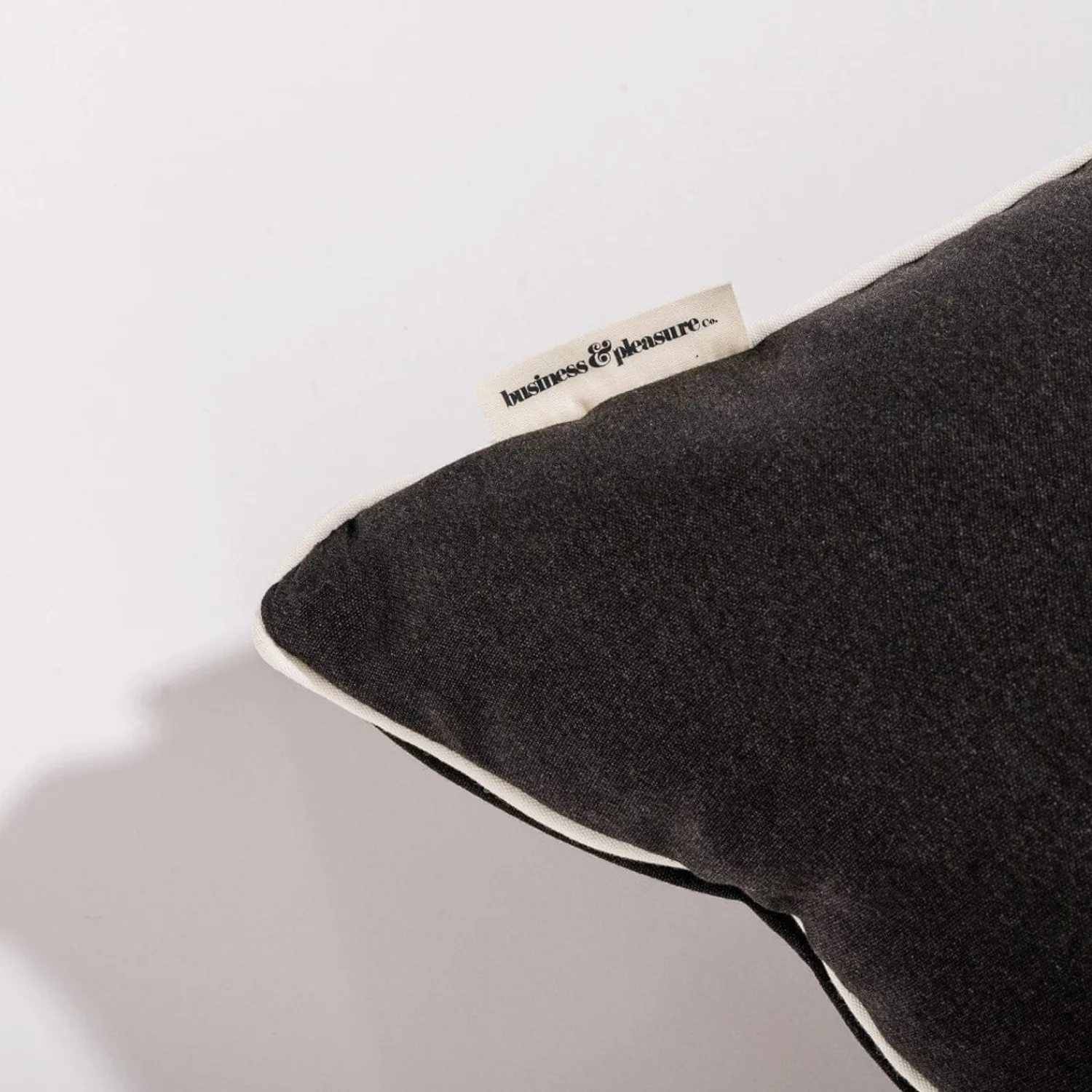 The Euro Throw Pillow - Rivie Black^Business & Pleasure Co. Outlet