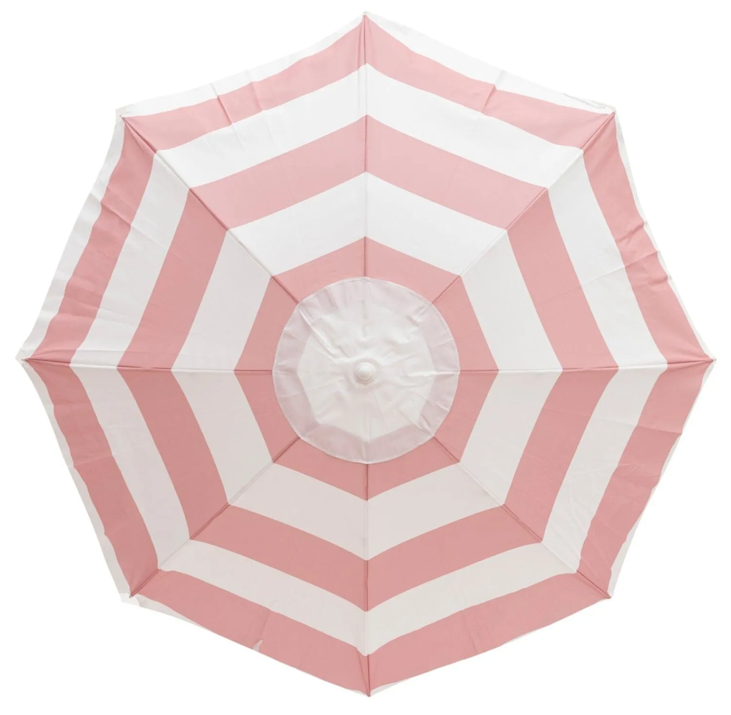 The Family Beach Umbrella - Pink Capri Stripe^Business & Pleasure Co. Hot