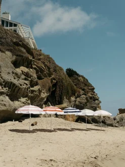The Family Beach Umbrella - Le Sirenuse Capri Stripe^Business & Pleasure Co. Best