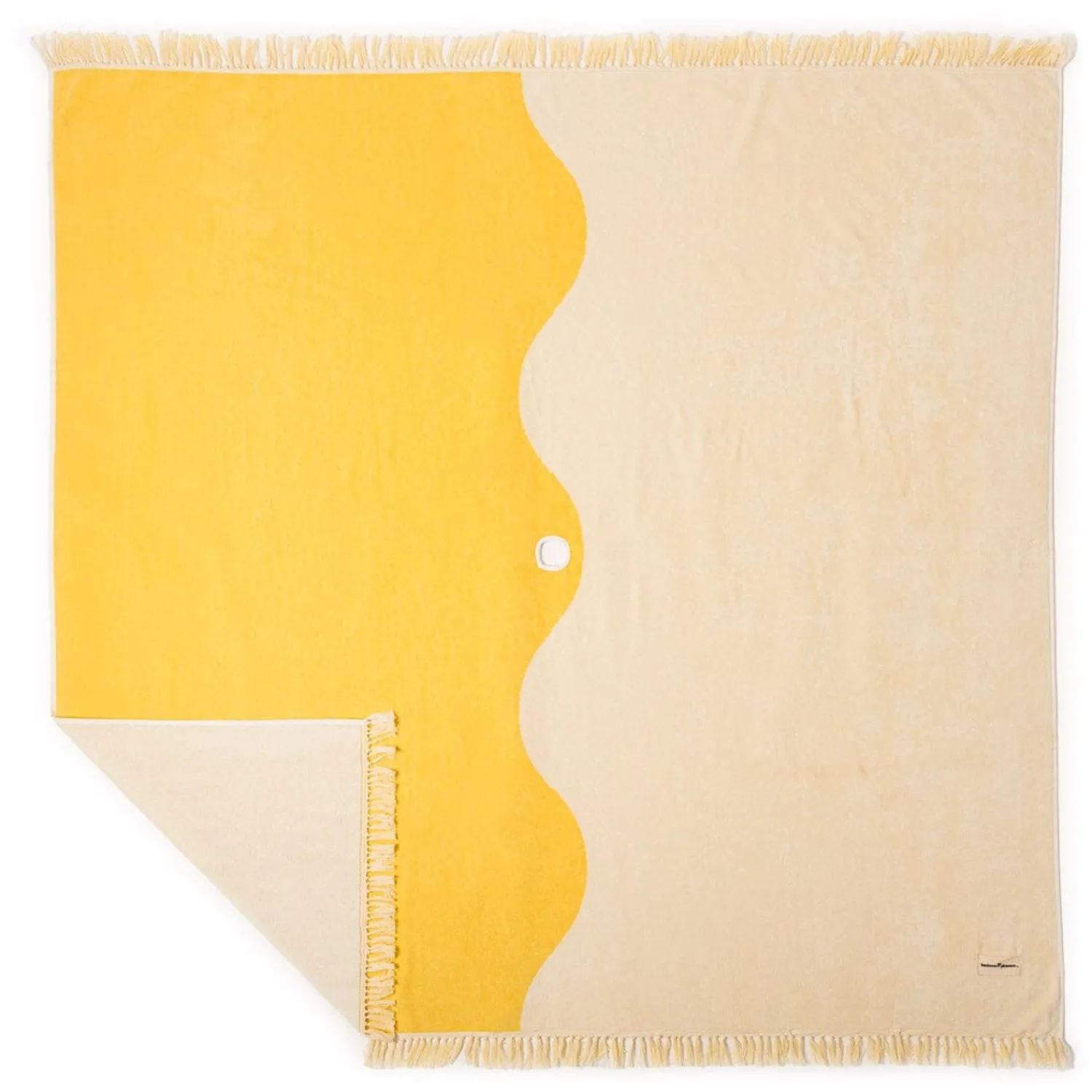The Holiday Beach Blanket - Ocean Mimosa Stripe^Business & Pleasure Co. Outlet