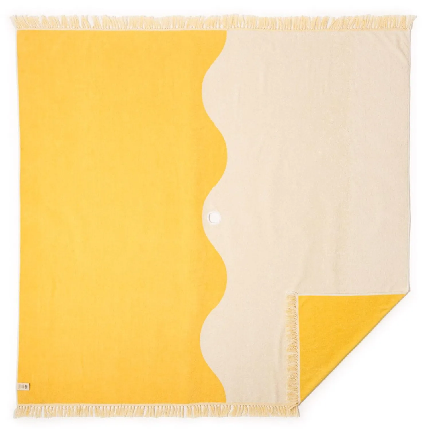 The Holiday Beach Blanket - Ocean Mimosa Stripe^Business & Pleasure Co. Outlet
