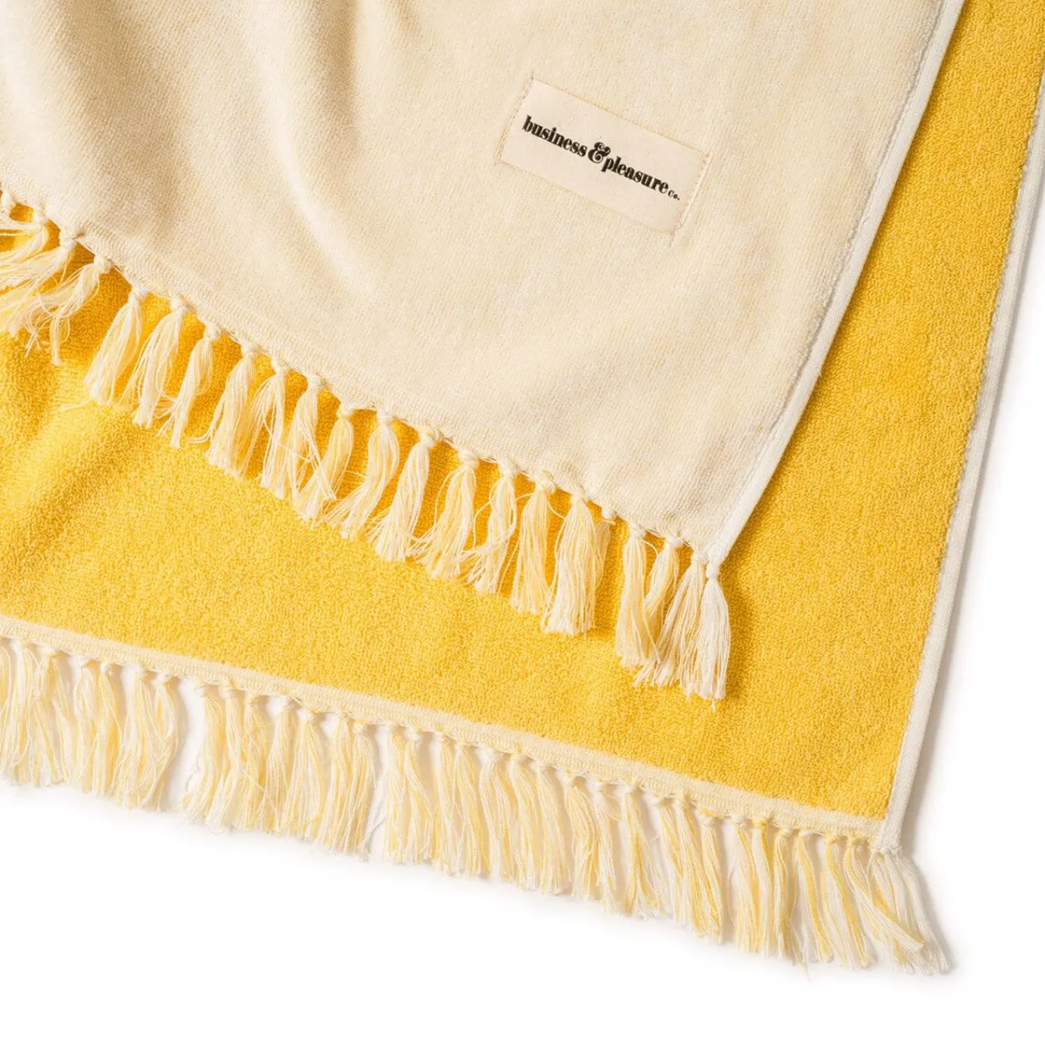 The Holiday Beach Blanket - Ocean Mimosa Stripe^Business & Pleasure Co. Outlet