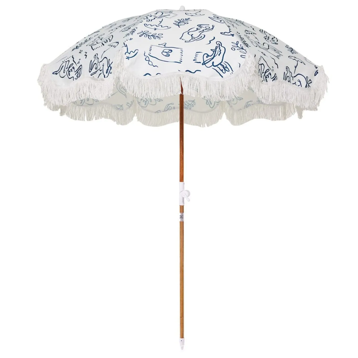 The Holiday Beach Umbrella - Le Basque Navy^Business & Pleasure Co. Clearance