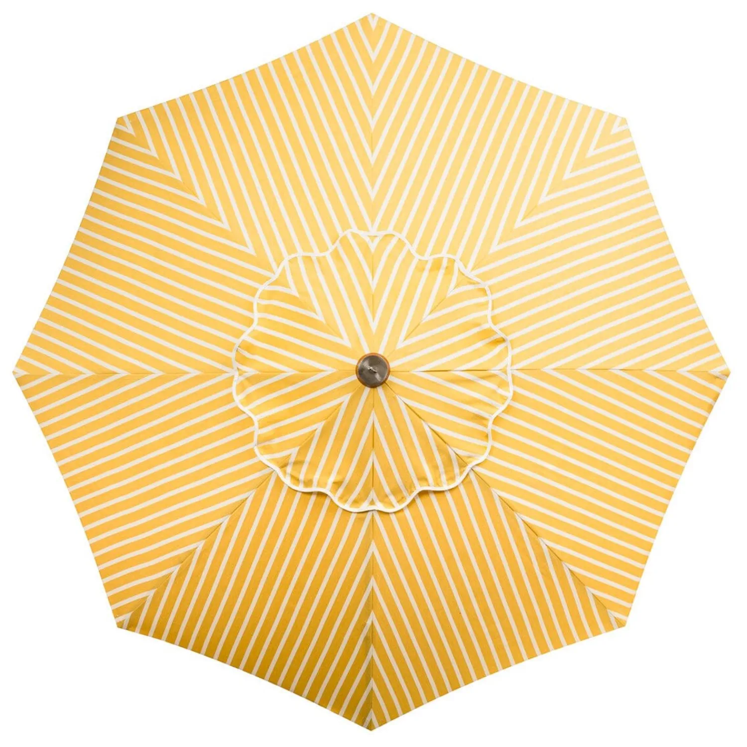 The Market Umbrella - Monaco Mimosa Stripe^Business & Pleasure Co. New