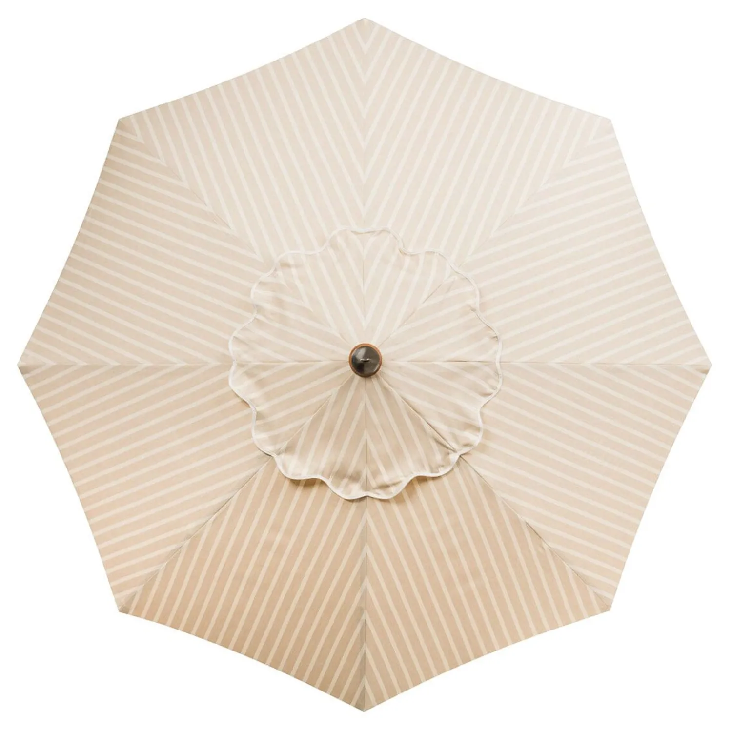 The Market Umbrella - Monaco Natural Stripe^Business & Pleasure Co. Outlet