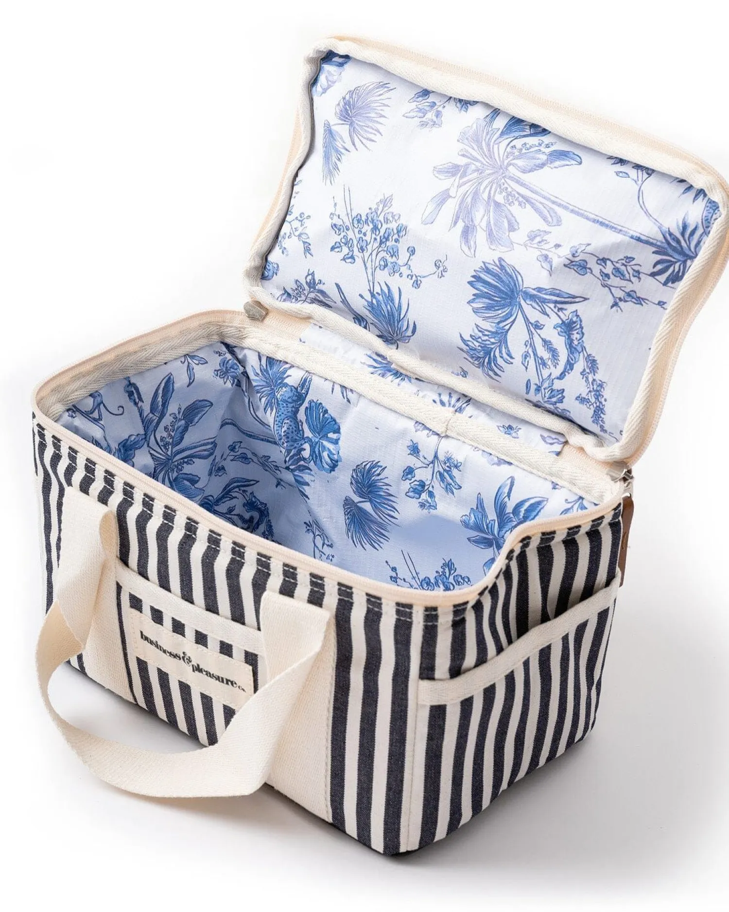 The Mini Cooler Bag - Lauren'S Navy Stripe^Business & Pleasure Co. Hot