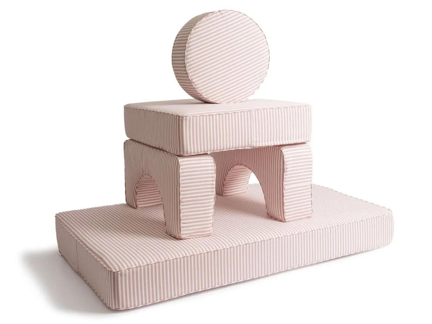 The Modular Pillow Stack - Lauren'S Pink Stripe^Business & Pleasure Co. Hot