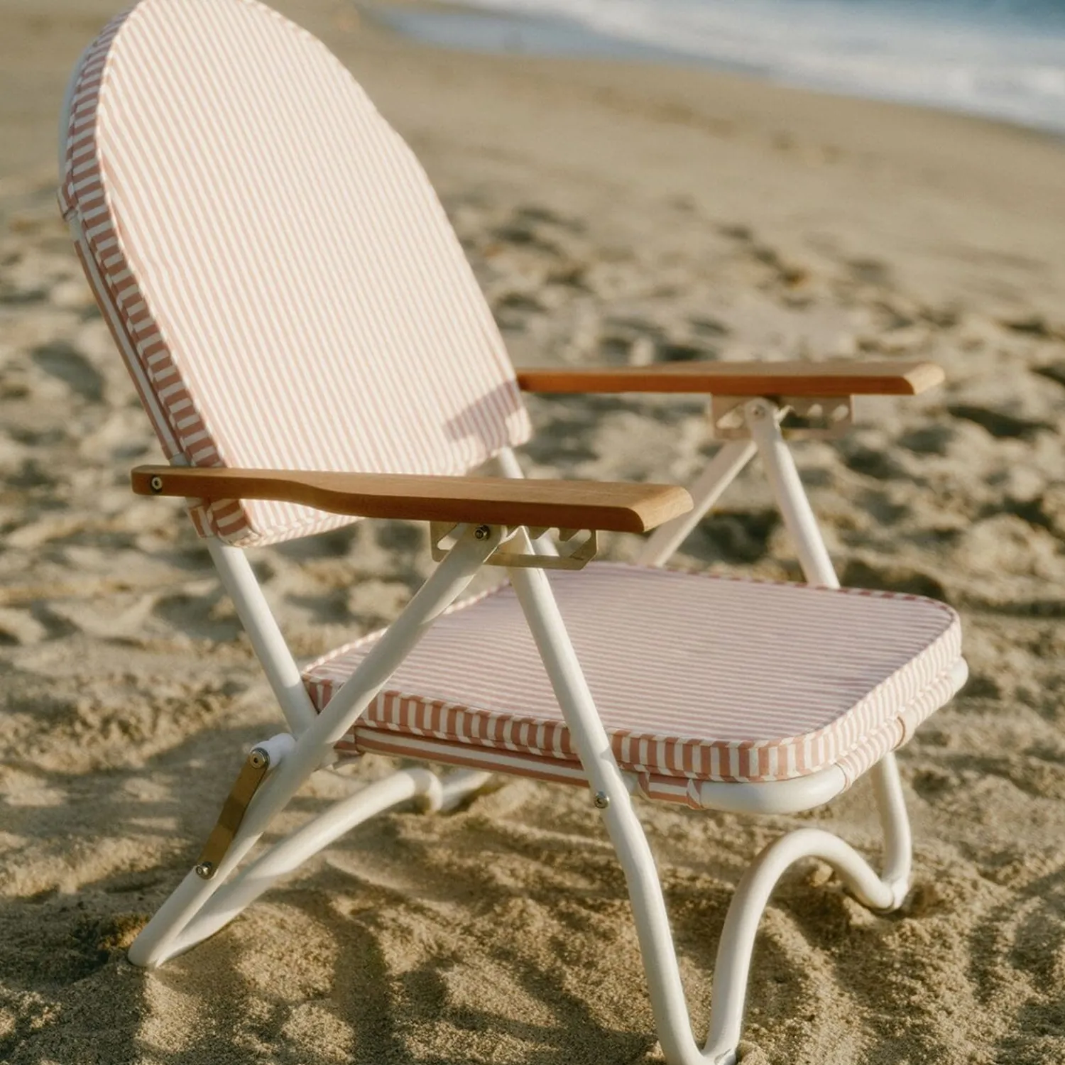 The Pam Chair - Laurens Pink Stripe^Business & Pleasure Co. Sale