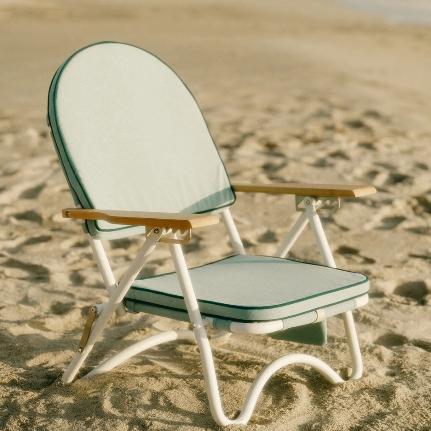 The Pam Chair - Rivie Green^Business & Pleasure Co. Discount
