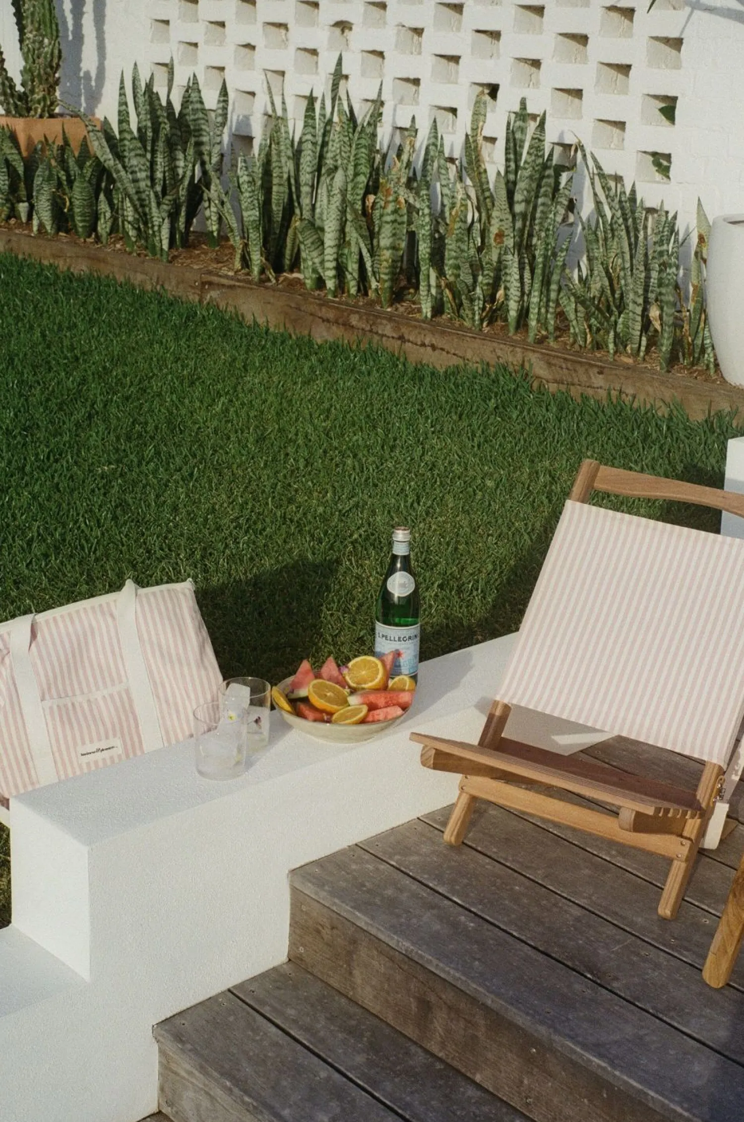 The 2-Piece Chair - Lauren'S Pink Stripe^Business & Pleasure Co. Sale
