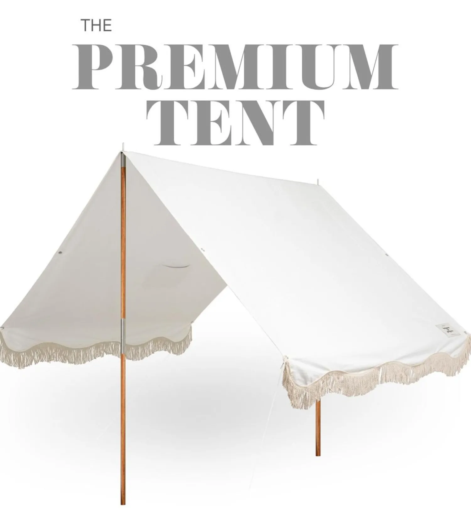 The Premium Beach Tent - Rivie White^Business & Pleasure Co. Hot