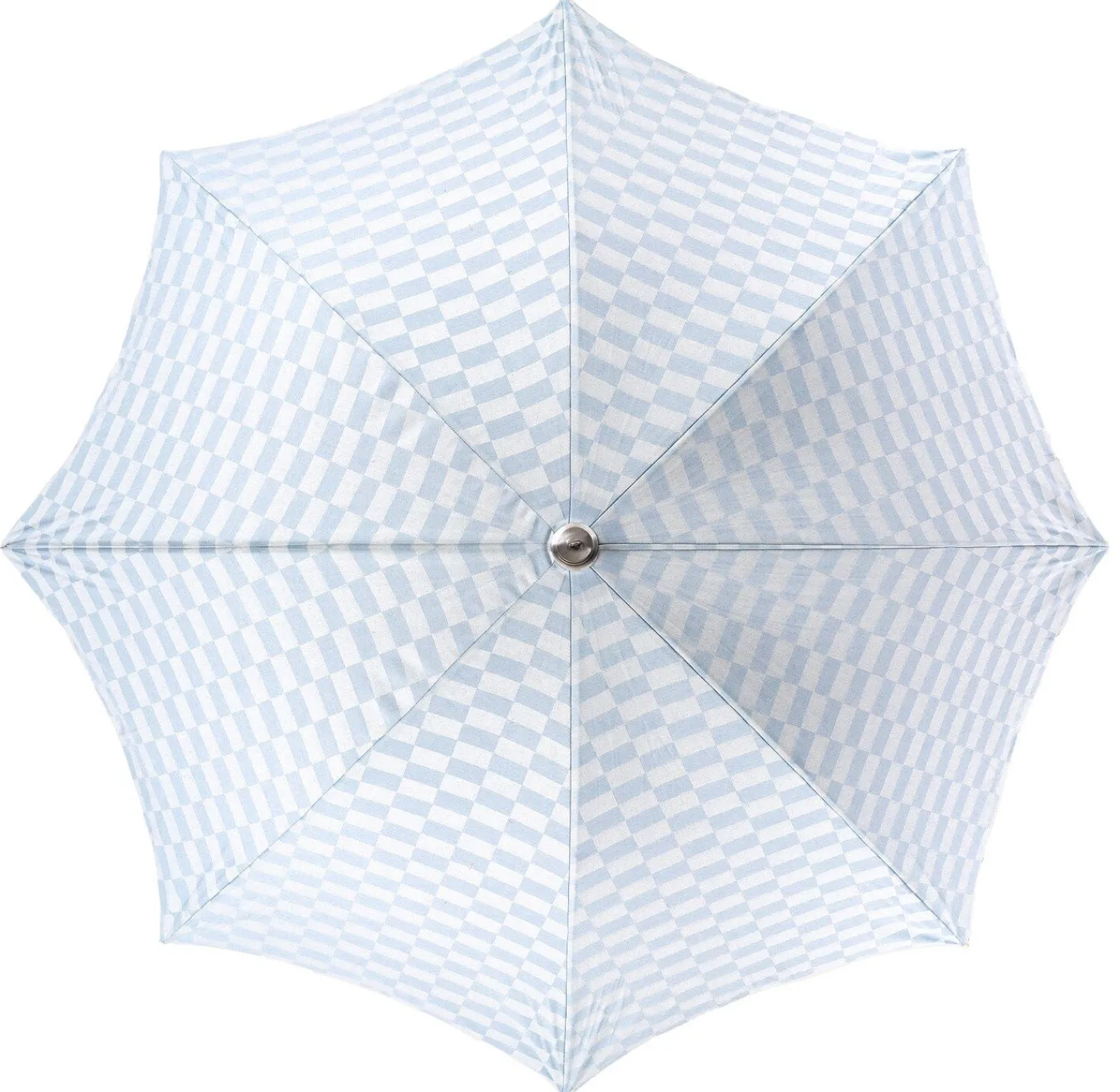 The Premium Beach Umbrella - Vintage Blue Check^Business & Pleasure Co. Online