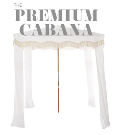 The Premium Cabana - Vintage Yellow Stripe^Business & Pleasure Co. Online