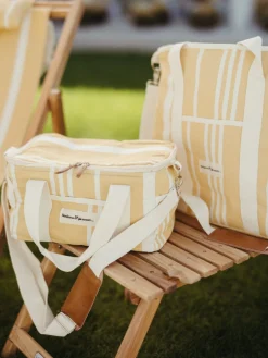 The Premium Cooler Bag - Vintage Yellow Stripe^Business & Pleasure Co. Best