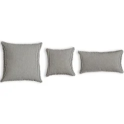 The Rectangle Throw Pillow - Lauren'S Navy Stripe^Business & Pleasure Co. Fashion