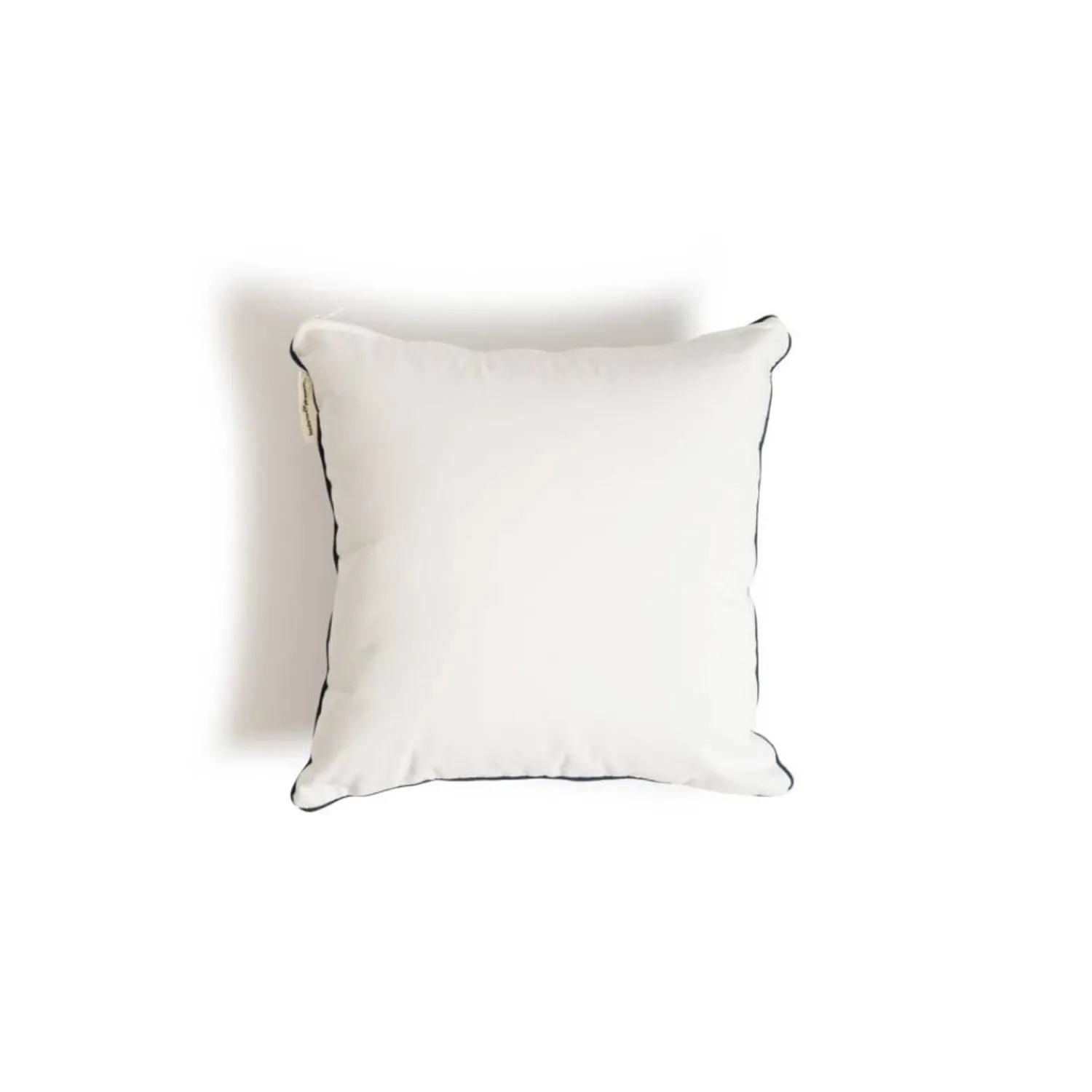 The Small Square Throw Pillow - Rivie White^Business & Pleasure Co. Outlet