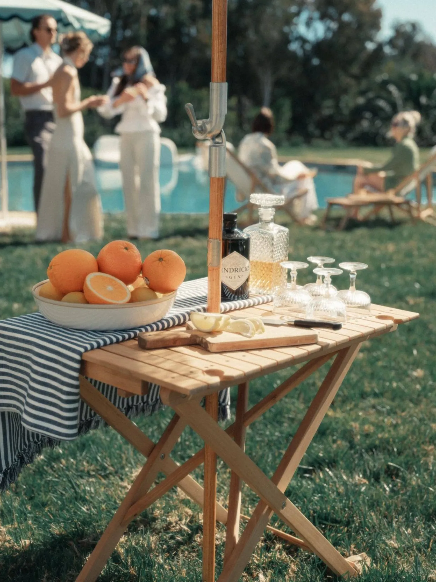 The Table Cloth - Lauren'S Navy Stripe^Business & Pleasure Co. New