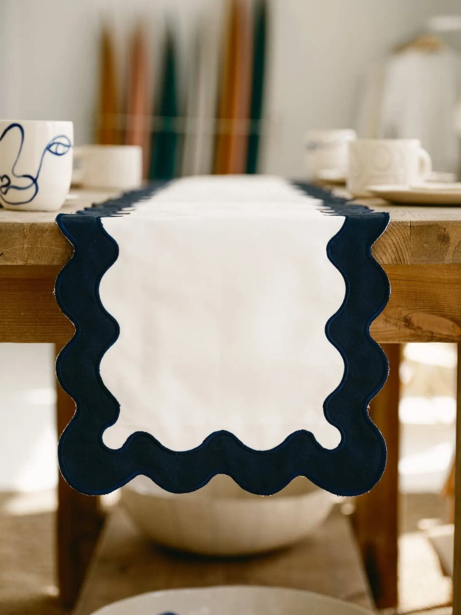 The Table Runner - Rivie White^Business & Pleasure Co. Hot