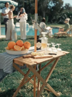 The Tall Folding Table - Teak^Business & Pleasure Co. Clearance
