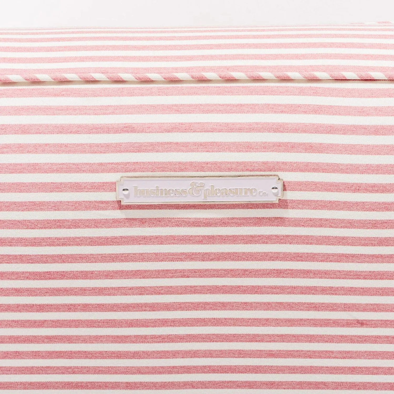 The Xl Pool Lounger - Laurens Pink Stripe^Business & Pleasure Co. New